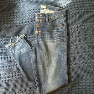 Madewell 10” high rider skinny skinny jeans